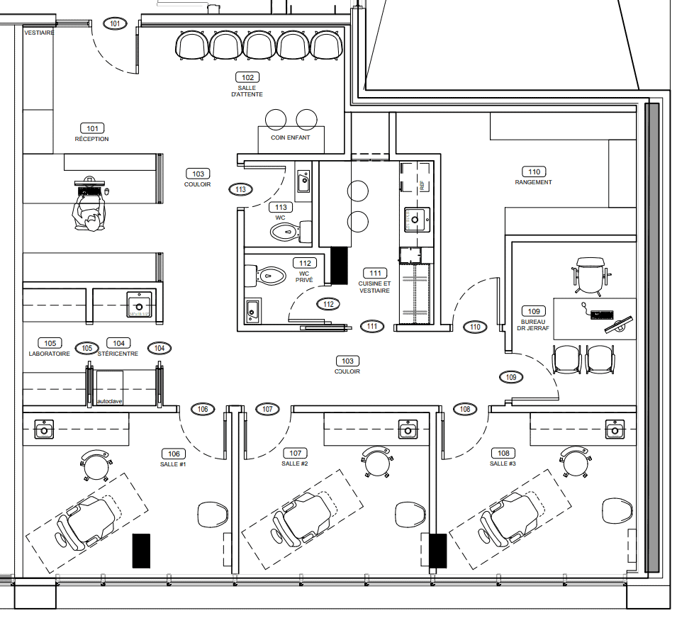 plan-d-amenagement-clinique-podiatrique-pied-reseau-espace-concept-design - Espaceconcept